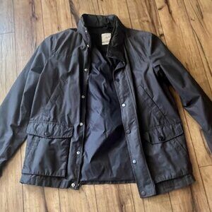 GAP Men's Utility Jacket with hidden Hood Size L